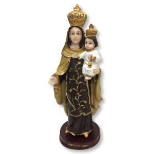 IM1740058 - Imagem N. Sra. Do Carmo Resina - 21x7cm