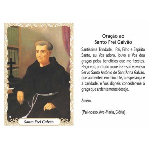 OG141419P100 - Oração São Frei Galvão c/ 100un. - 9,5x6,5cm