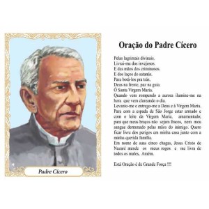 OG141444P100 - Oração Padre Cícero c/ 100un. - 9,5x6,5cm