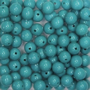CTM050038P20G - Contas Bolinhas Acrílico Turquesa c/ 20 gramas - 8mm (114)