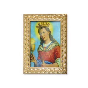 QD91019 - Quadro Santa Bárbara - 13x18cm