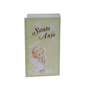 OS41801P12 - Oração Santo Anjo Sanfonada c/ 12un. - 9x5cm