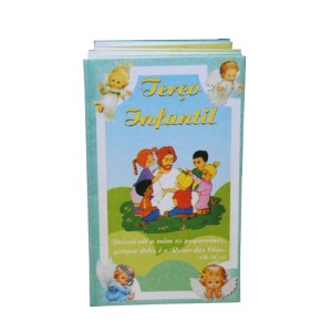 OS41804 - Oração Terço Infantil Sanfonada - 9x5cm