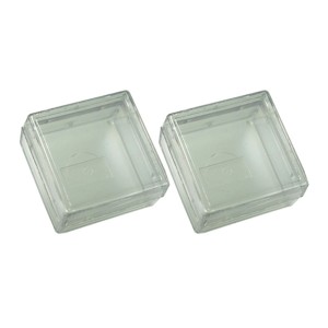 EM2121P2 - Caixa de Acrílico Quadrada c/ 2un. - 3x3cm