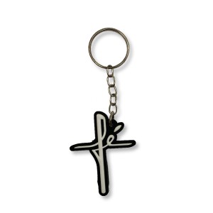 CH50850 - Chaveiro Fé Emborrachado 10,5X4cm