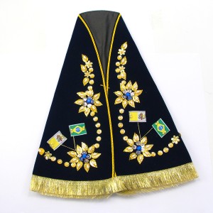 MT7808 - Manto de N. Sra. Aparecida - 34x27cm