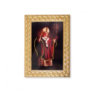 QD91121 - Quadro Papa João Paulo II - 13x18cm