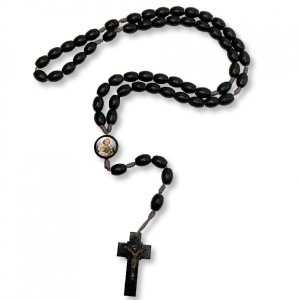 TE942405 - Terço São José Madeira - 44cm