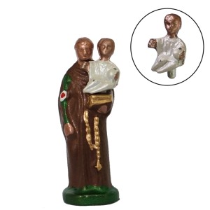 IM89416 - Imagem Santo Antônio (Tira Menino) Metal - 5x2cm