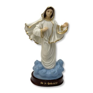 IM1730011 - Imagem N. Sra. Rainha da Paz Resina - 14x6cm