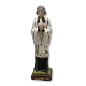 IM1740443 - Imagem São João Maria Vianney Resina - 20x6cm