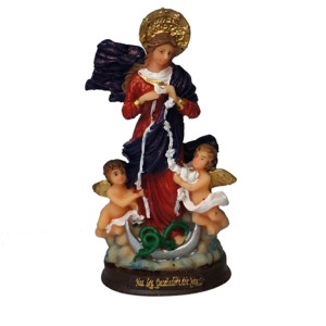 IM1730005 - Imagem N. Sra. Desatadora dos Nós Resina - 12x7cm