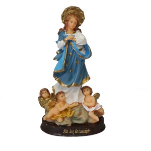 IM1730006 - Imagem N. Sra. da Conceição Resina - 14,5x7,5cm