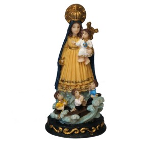 IM1730009 - Imagem N. Sra. dos Navegantes Resina - 14x6cm