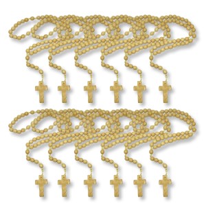 TE9700024P12 - Terço Madeira c/ 12un. - 35cm