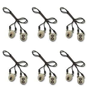 ES720330P6 - Escapulário São Bento Infantil Madeira c/ 6un. - 60x1,4cm