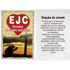 OG49004P100 - Oração EJC c/ 100un. - 9,5x6,5cm