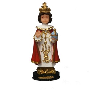 IM1730429 - Imagem Menino Jesus de Praga Resina - 16x6cm