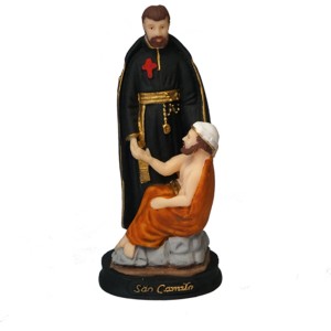 IM1730441 - Imagem São Camilo de Lellis Resina - 16x7cm