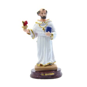IM1730446 - Imagem Santo Agostinho Resina - 13x7cm
