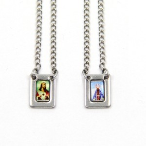 ES42001 - Escapulário N. Sra. Aparecida Aço Inox - 61x0,8cm (R135)