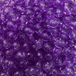 CTM050062P250G - Contas Bolinhas Acrílico Lilás Transparente c/ 250 gramas - 8mm (27)