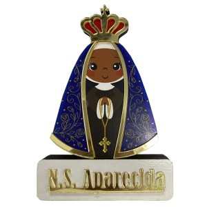 PE721800 - Pedestal N. Sra. Aparecida MDF - 15x10cm