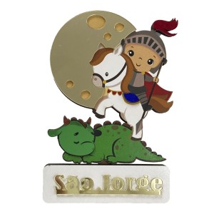 PE721865 - Pedestal São Jorge MDF - 15x10cm