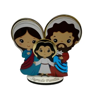 PE721685 - Pedestal Sagrada Família MDF - 12,5x11cm