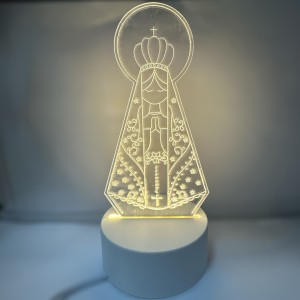 LU1970101 - Luminária N. Sra. Aparecida Led- 21x9,5cm