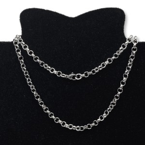 CR030156 - Corrente Aço Inox - 80cm (459)