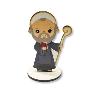 PE721204 - Pedestal São Bento Infantil MDF - 9,8x6,3cm