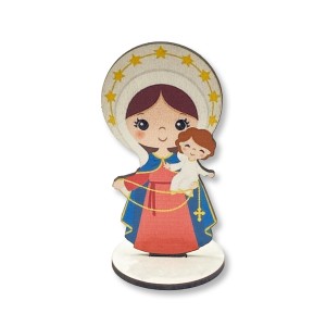 PE721104 - Pedestal N. Sra. do Rosário Infantil MDF - 10,2x5,2cm