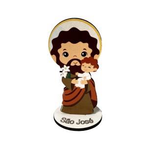 PE721201 - Pedestal São José Infantil MDF - 10x5cm