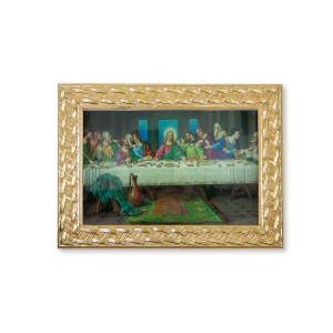 QD91220 - Quadro Santa Ceia - 13x18cm