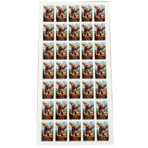 AD116801 - Adesivos de São Miguel Arcanjo (Cartela c/ 35un.) - 2,5x1,8cm