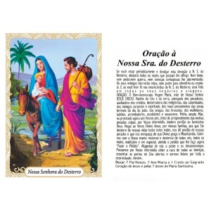 OP14011P100 - Oração N. Sra. Do Desterro c/ 100un. - 6x4cm