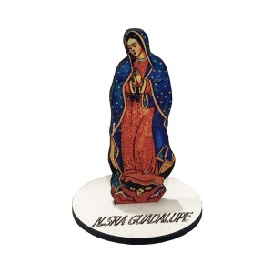 AO291016 - Pedestal N. Sra. De Guadalupe MDF - 8,5x5,2cm