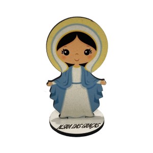 PE721102 - Pedestal N. Sra. das Graças Infantil MDF - 10x5,4cm