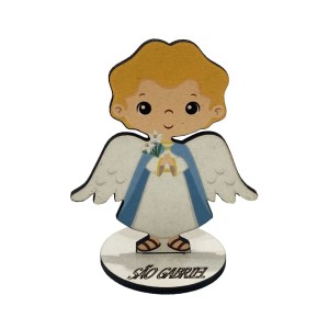 PE721283 - Pedestal São Gabriel Arcanjo Infantil MDF - 9x7,4cm