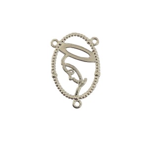 ET1650099 - Entremeio Nossa Senhora Níquel - 5x3,1cm