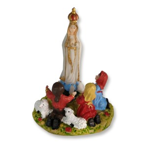 IM1720046 - Imagem N. Sra. de Fátima Pastorinho Resina - 9x7cm
