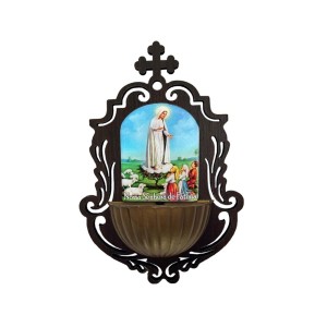 PI380010 - Pia de Água Benta N. Sra De Fátima - 15x10,5cm