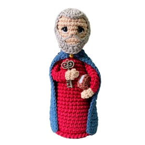 IM2030325 - Imagem de Crochê São Pedro - 16x8cm