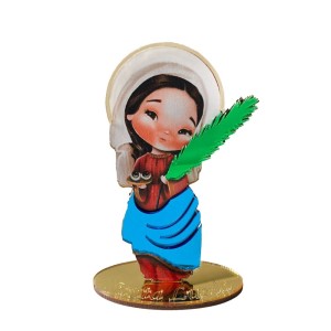 PE721732 - Pedestal Santa Luzia MDF - 12x8cm