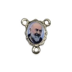 ET1671442P5 - Entremeio São Padre Pio de Pietrelcina Resinado c/ 5un. - 1,9x1,5cm