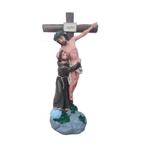 IM1740460 - Imagem São Francisco de Assis Abraço Fraterno - 20,5x10cm