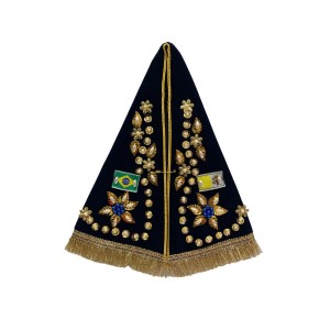 MT7853 - Manto de N. Sra. Aparecida - 22x17,5cm