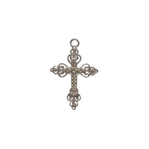 CZ861425 - Cruz Metal Níquel - 5,5x3,4xcm