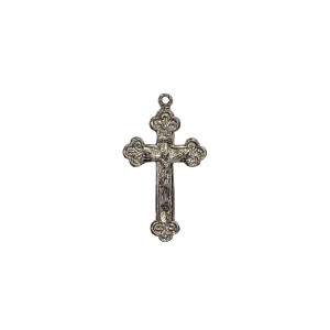 CZ861410P2 - Crucifixo Metal Níquel c/ 2un. - 4,7x2,7cm